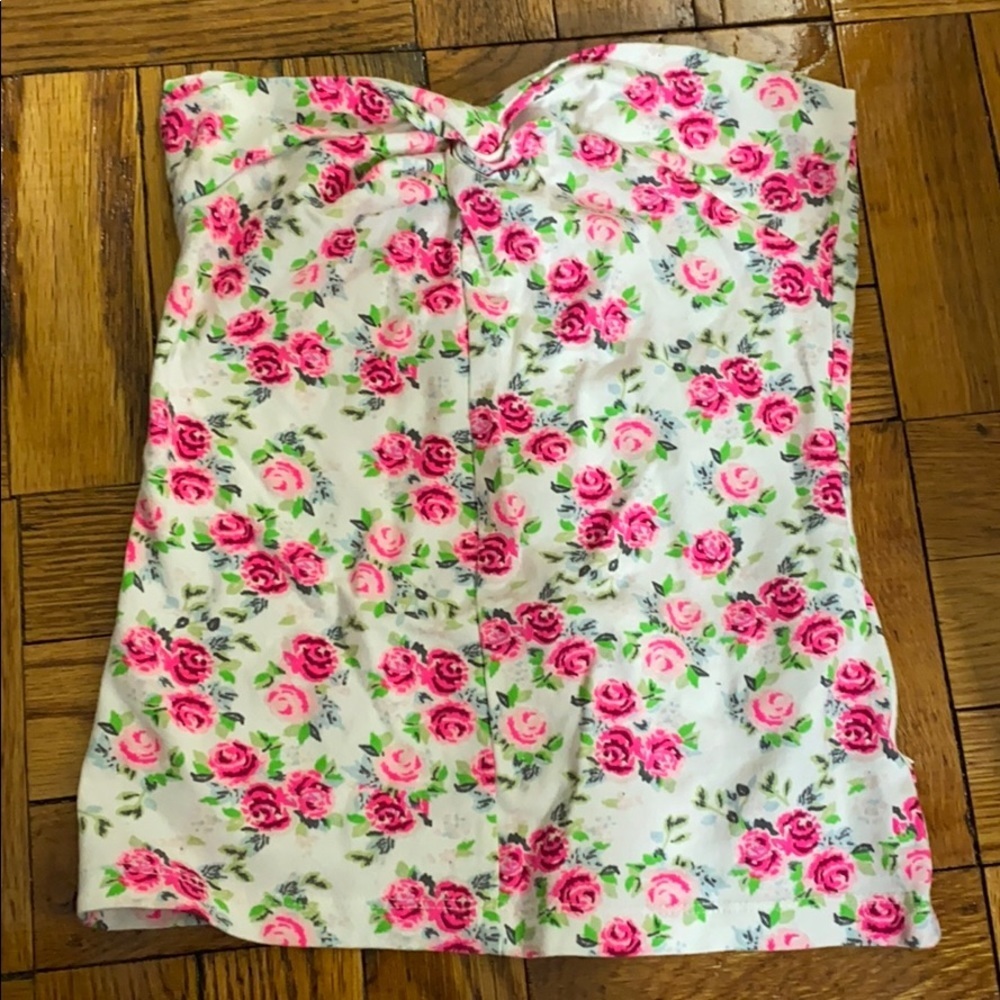 2 for $15 H&M floral tube top
